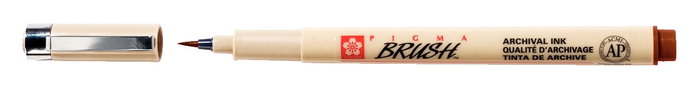 Sakura Pigma Brush Marron